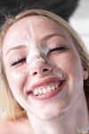 Petite Blonde Dixie Lynn Takes a Facial Cumshot During a POV Handjob