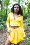 Hot Ebony Teens Have Lesbian Sex On A Blue Blanket By A Muddy River