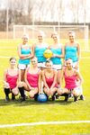 Teenage Female Soccer Team Strips on the Field After Practice and Poses Naked