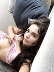 Alluring Brunette an Vavx Poses for a Tease Shoot While in Her Bedroom