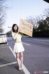 Asian Sweetie Shiori Yamate Reveals Her Hot Breasts And Sucks A Dong In A Car