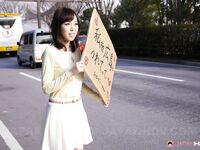 Asian Sweetie Shiori Yamate Reveals Her Hot Breasts And Sucks A Dong In A Car