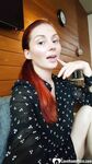 Gorgeous Redhead Shows Off Her Big Tits & Her Tattoos While Taking Nudes