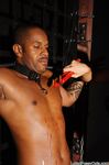 Blonde Domme Krystal Shocks Her Black Sex Slave and Facesits Him
